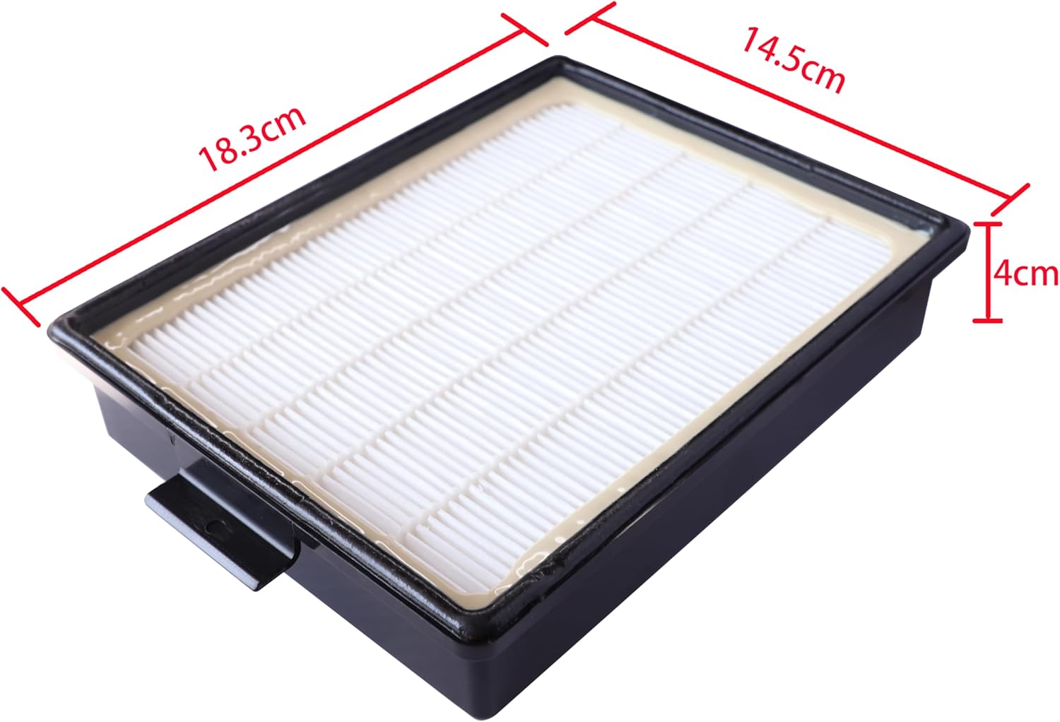 E2 Vacuum Cleaner Hepa Filter Replacement Compatible with Rainbow E2 Series - E, Washable and Reusable Rexair E and E2 series Parts # R7292, R12107B (2 Packs)