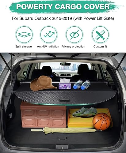 Miniatura 34 de Powerty Cubierta de carga para Lexus CT200h 2011-2017 Accesorios Cubierta de maletero retráctil Cubierta de blindaje de maletero Cubierta