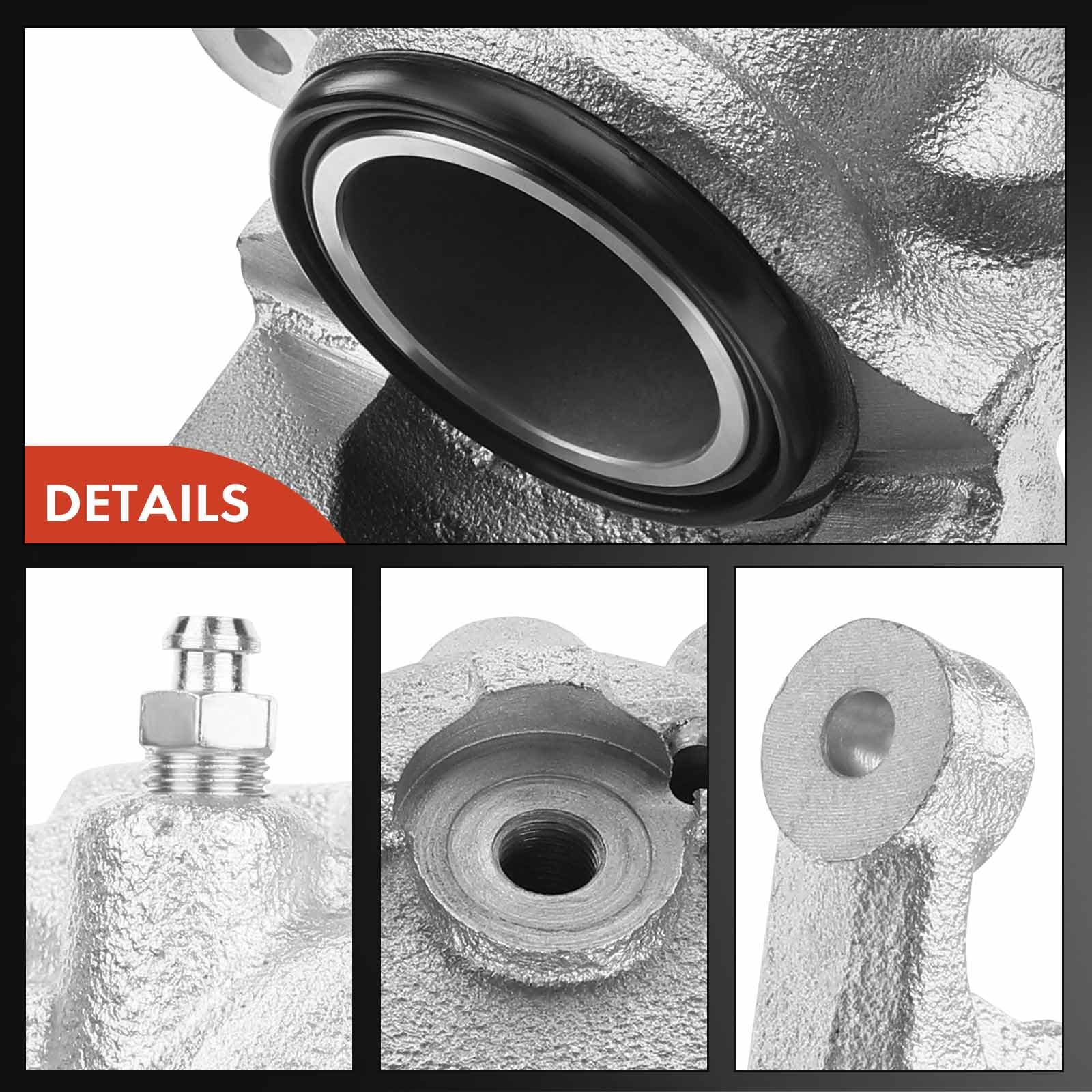 Frankberg Pinza de freno Delantero Izquierda Compatible con Fiesta Berlina Fiesta VI CB1 CCN Fiesta VI Van Replace# 8V512B302AA