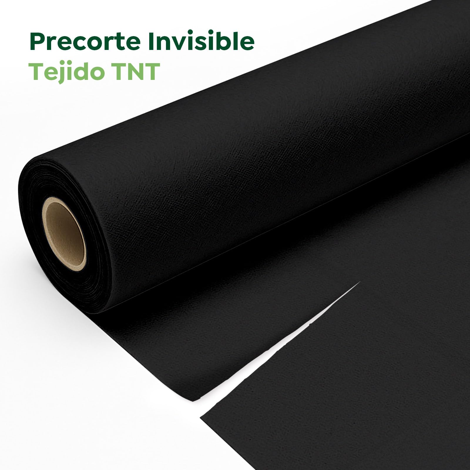 MAXI PRODUCTS - Rotolo di tovaglia TNT pretagliato a 1,20 m - 1,2 x 48 m - Nero - Tessuto non tessuto Spunbond (TNT) - Monouso con effetto tessuto - Resistente ai liquidi - Catering - Impermeabile