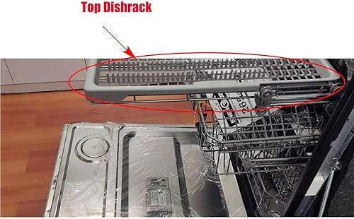 Miniatura 4 de D.I.Accessa Rodillo para lavavajillas (superior) Paquete de ocho ruedas pequeñas compatibles con modelo DW80K7050 DW80K5050 DW80R5060 DW80R5061