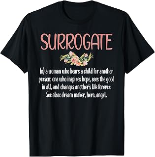 Surrogate Mom Definition Proud Gestational Carrier T-Shirt