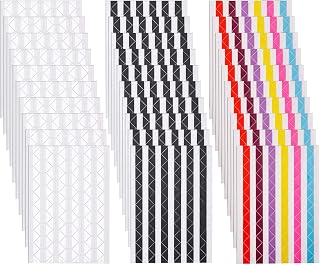 Senkary 3060 Pieces Photo Corner Stickers Self Adhesive Picture Corners for Scrapbooking, Photo Album (Black, Clear and Multicolored)