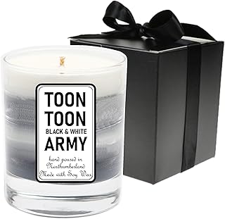 Toon Toon Black & White Army – 20cl Soy Wax Candle – Can Be Personalised