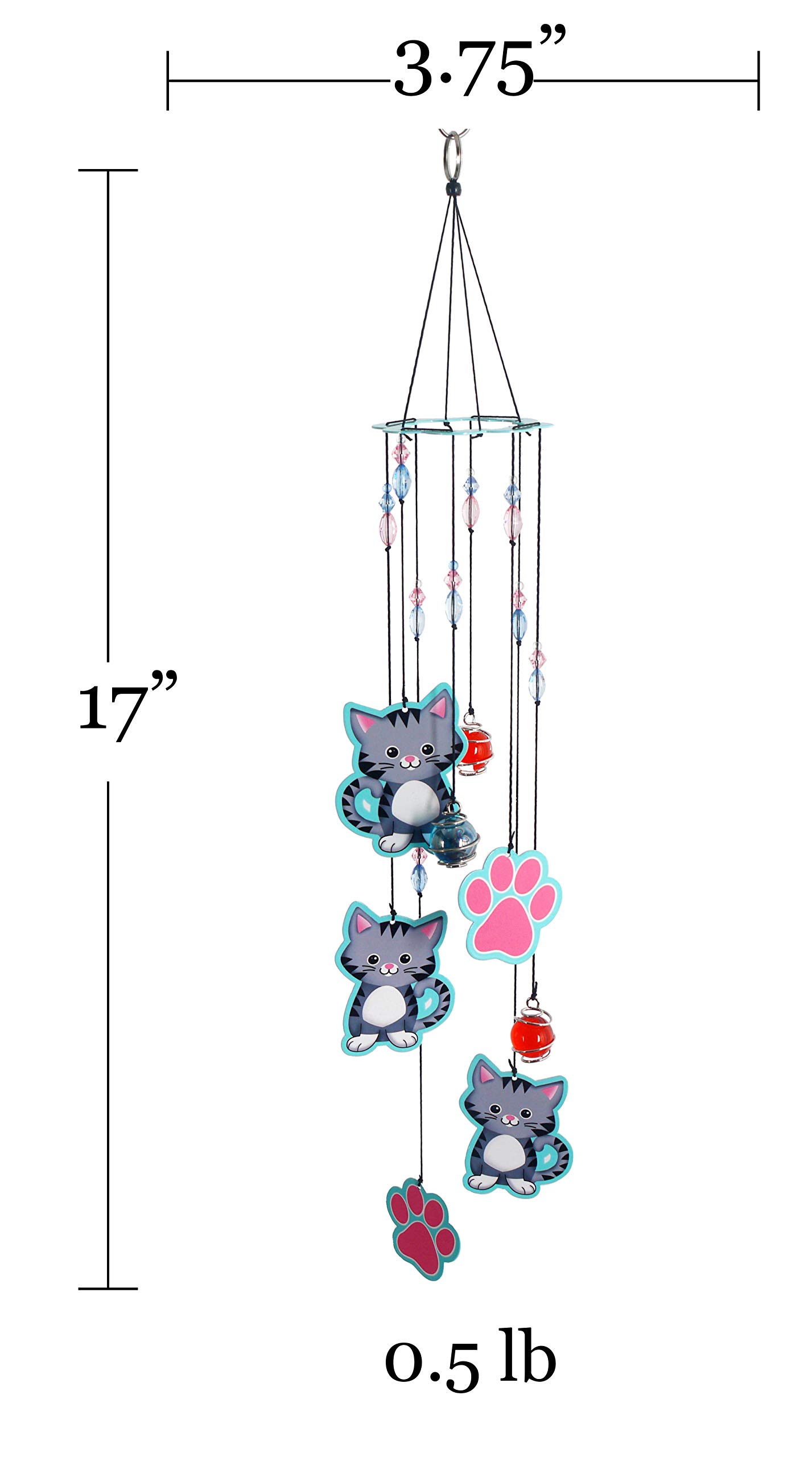 Spoontiques Carillon éolien Chat