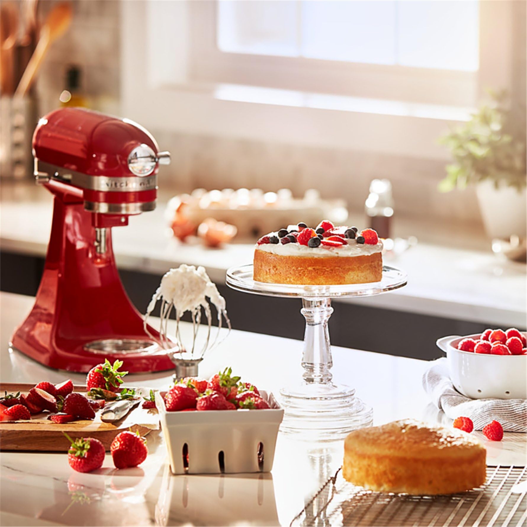Kitchenaid 5Ksm3311Xeer Robot da Cucina 3.3L Mini 250W Empire Rot