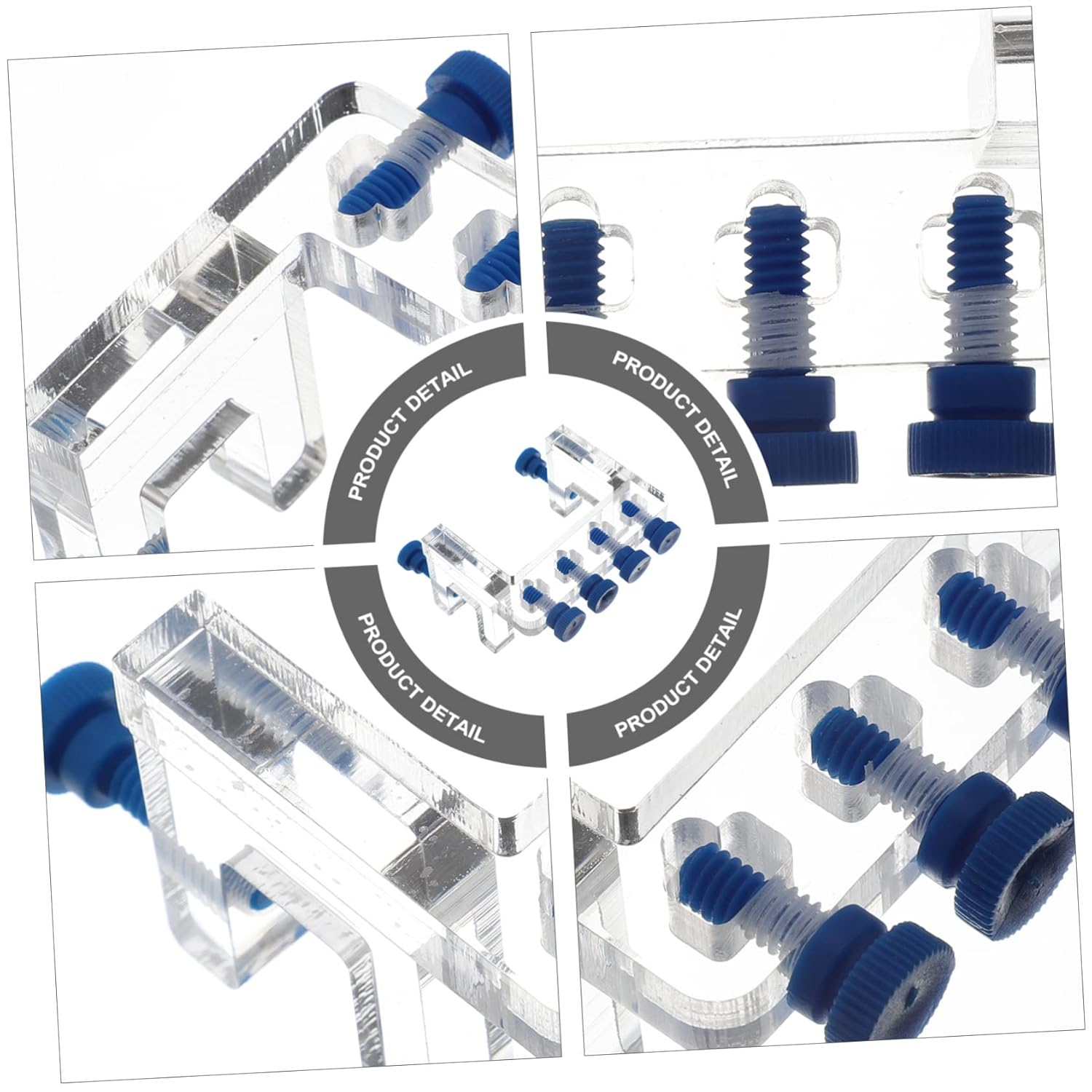 HEMOTON Aquarium Adjustable Water Clamp Hose Tube Holder for Dosing Pump Lightweight Compact Fixes Thick Aquariums Organize Your Fish Tank Accessories