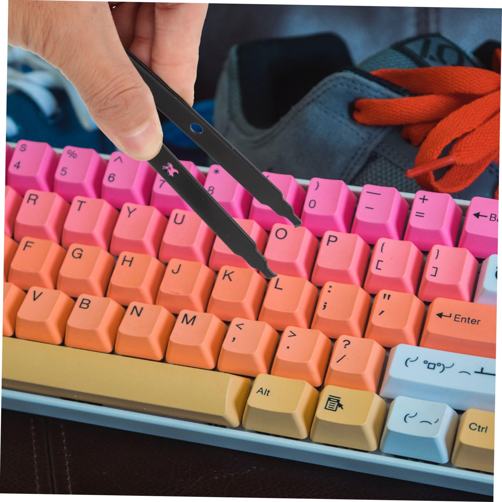 Uonlytech 3sets Per Lubrificazione e Rimozione Tastiera Kit Estrattore e Accessori Per e Tastiere Gaming