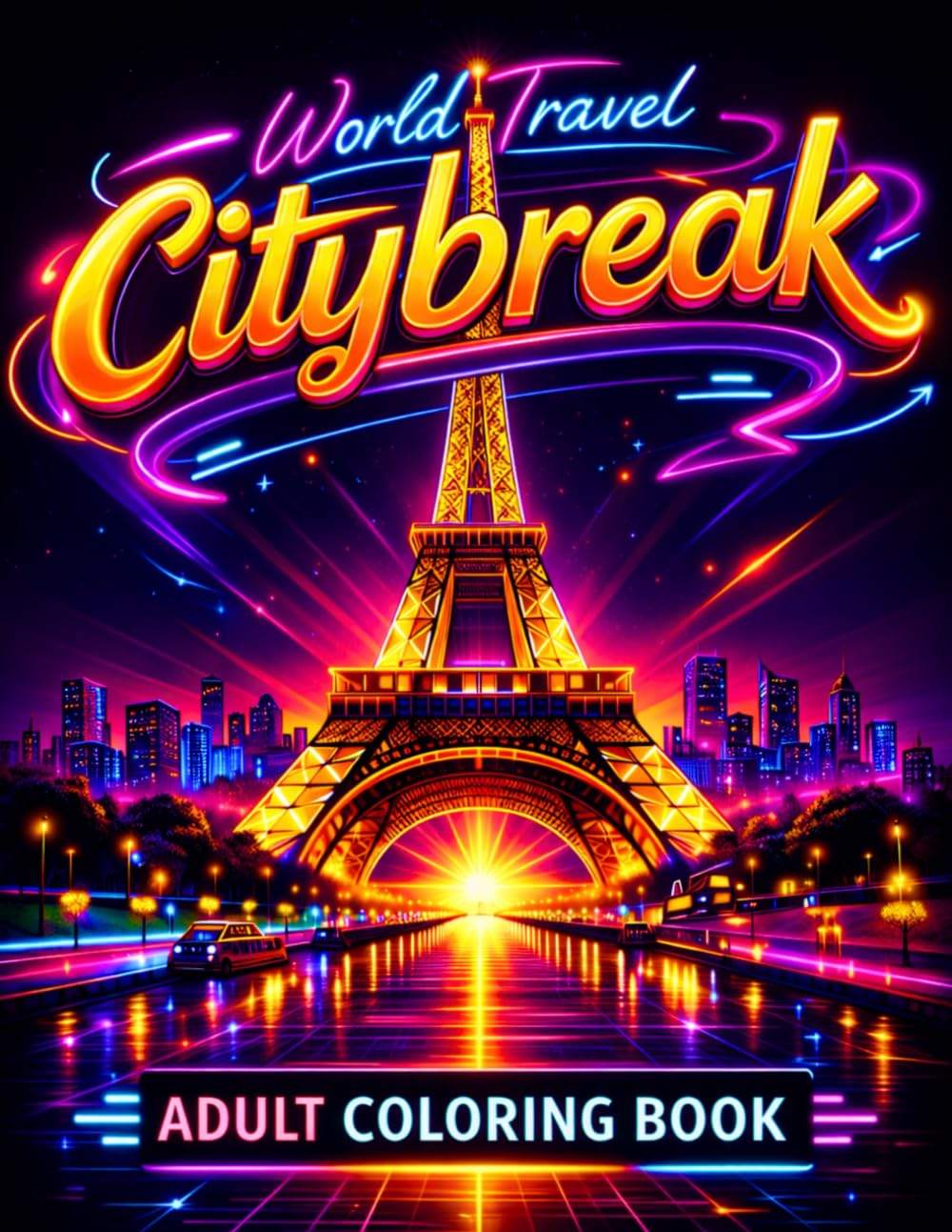 CITYBREAK: World Cities & Famous Places Coloring Book for Adults: Iconic Landmarks and Destinations Around the World | A Relaxing Travel Experience Through Culture and Architecture