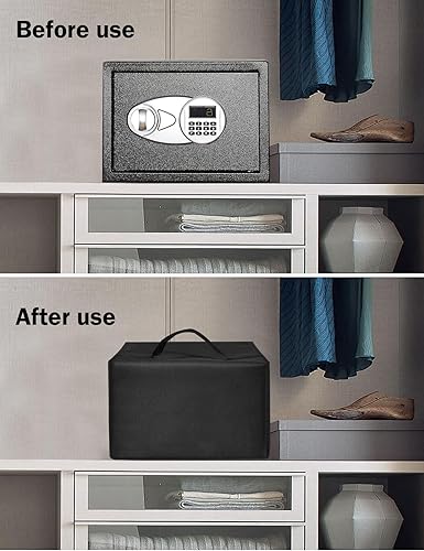 Miniatura 5 de Funda protectora para caja de seguridad, resistente al polvo, a la humedad y a los arañazos, de nailon para objetos de valor, compatible con caja de