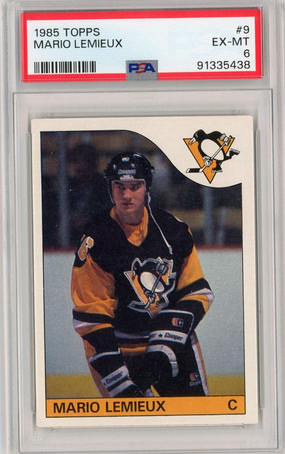 Amazon.com: Graded 1985 Topps Mario Lemieux #9 Rookie RC Hockey Card PSA 6  EX-MT : Collectibles & Fine Art