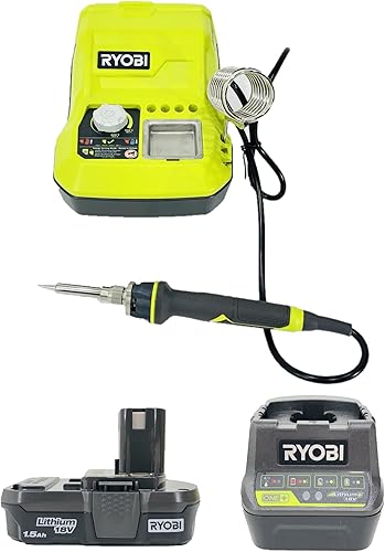 RYOBI Kit combinado de estación de soldadura híbrida ONE+ de 18 voltios - (empaquetado a granel, embalaje no minorista)