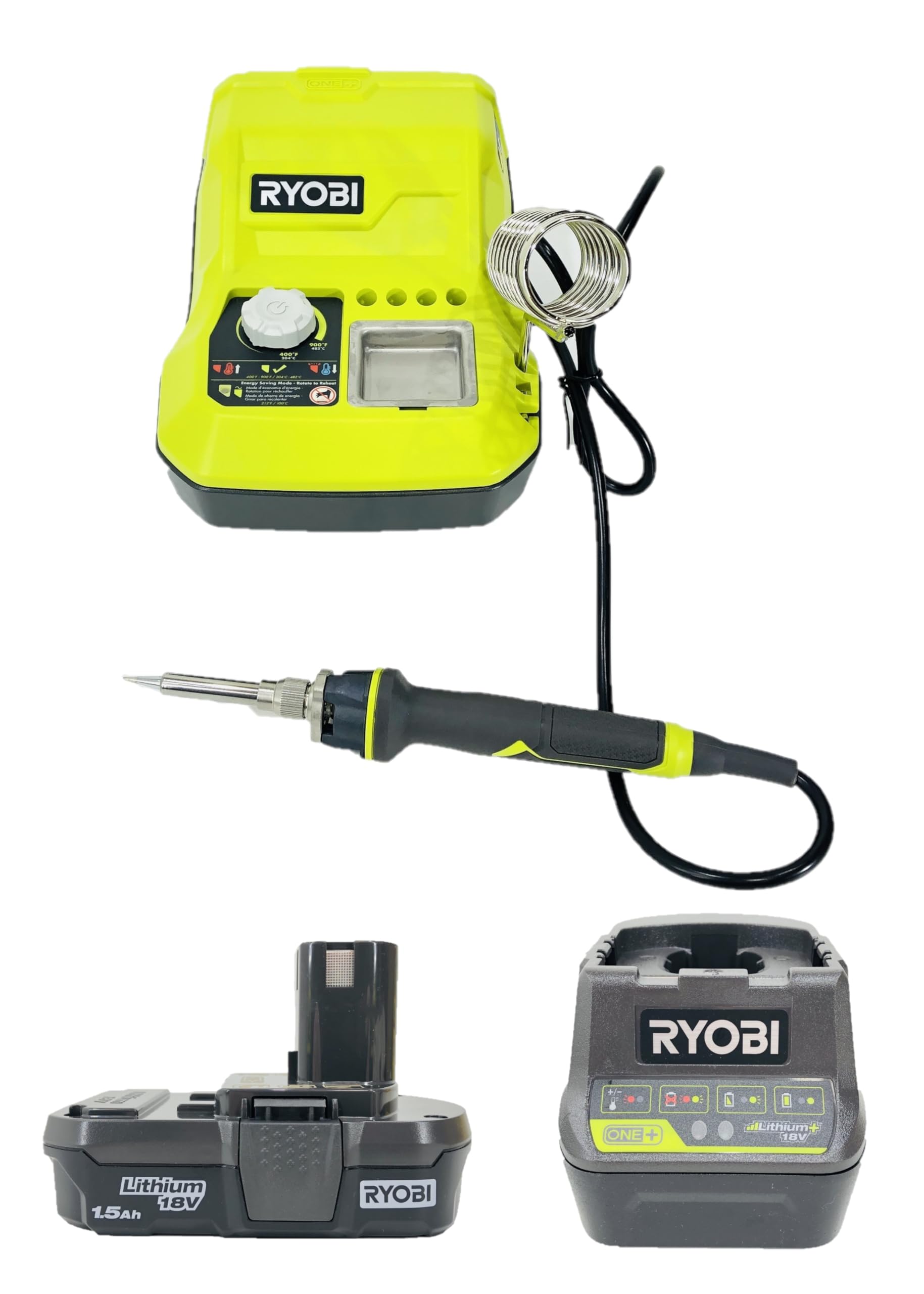 RYOBI 18-Volt ONE+ Hybrid Soldering Station Combo Kit - (Renewed)