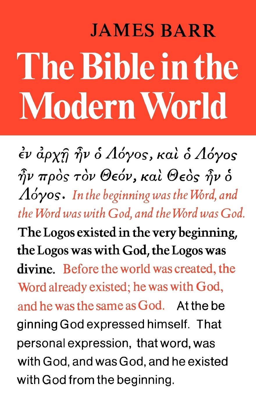 The Bible in the Modern World
