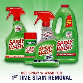 Spray \'n Wash Pre-Treat Laundry Stain Remover Refill 60 Ounce (Pack of 3)