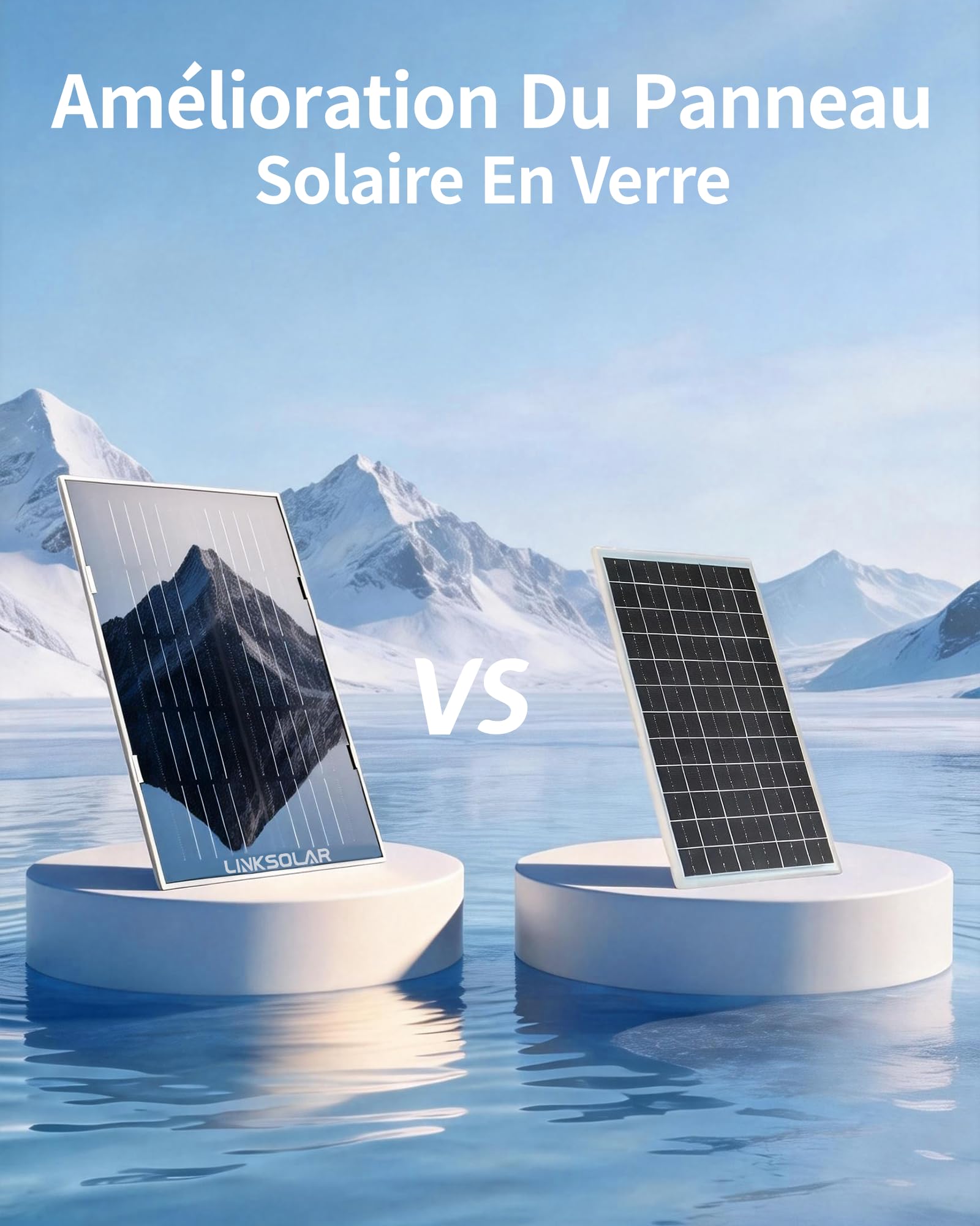 Panneau solaire 8W pour caméra Ring, Micro USB, DC et USB-C