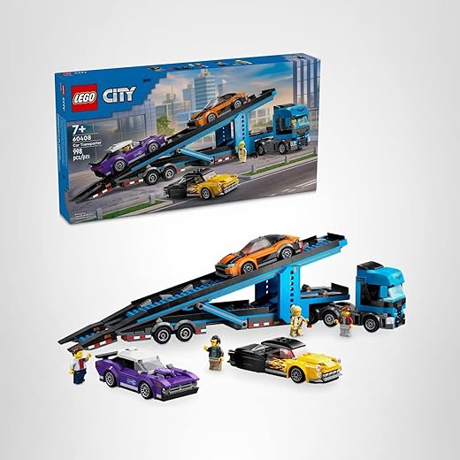 LEGO City Car Transporter Truck with Sports Cars Building Set