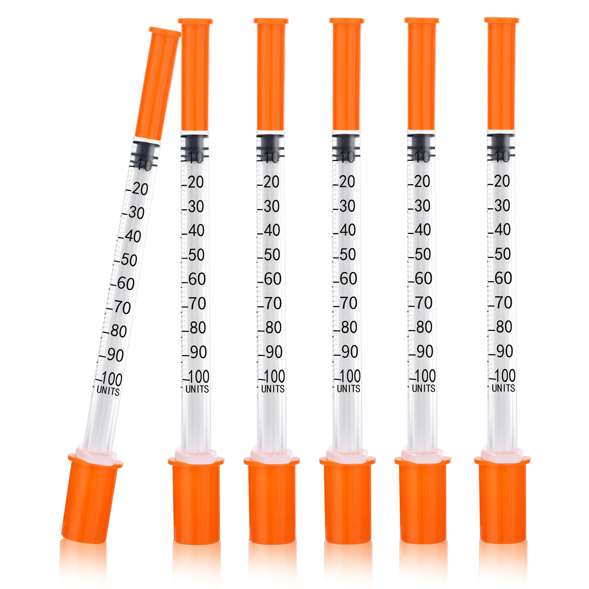 U-100 1 ml Syringe with 32Gauge 1/4Inch (6mm), Dispensing Syringe Lab Accessories, Individually Wrapped, 100Pack — Amazon image 8