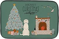 Vista 44 de Caroline's Treasures CK7824DDM - Tapete absorbente para secado de platos con diseño de bulldog inglés, rojo y blanco, para encimera de cocina, 14 x