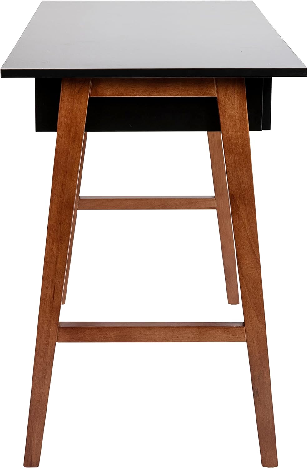 Flash Furniture Darla Computer Desk - Black Home Office Desk with Storage Drawer - 42" Long Writing Desk for Bedroom