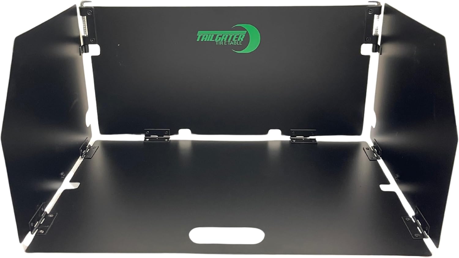 Tire Table Medium 24" BBQ Windscreen with Nylon Cordura Carrying Bag | Enhanced Wind Protection | Bottom Stabilizing Pannel | Lightweight Aluminum Build | Spring Loaded Latches | 24.5" x 18" x 12"