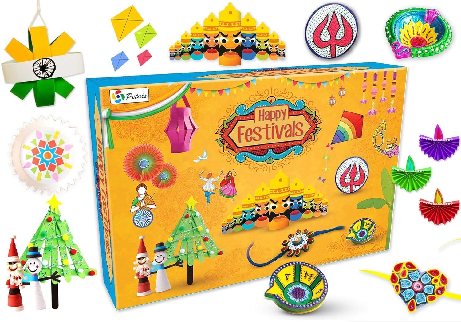 15 Indian Festival Craft Kit | Paper Craft Kit for Kids | Age 6+ Years Art and Craft Learning Toy | DIY Crafts Kit Set for Boys and Girls (B0D1P46C7M) Amazon Price History, Amazon Price Tracker