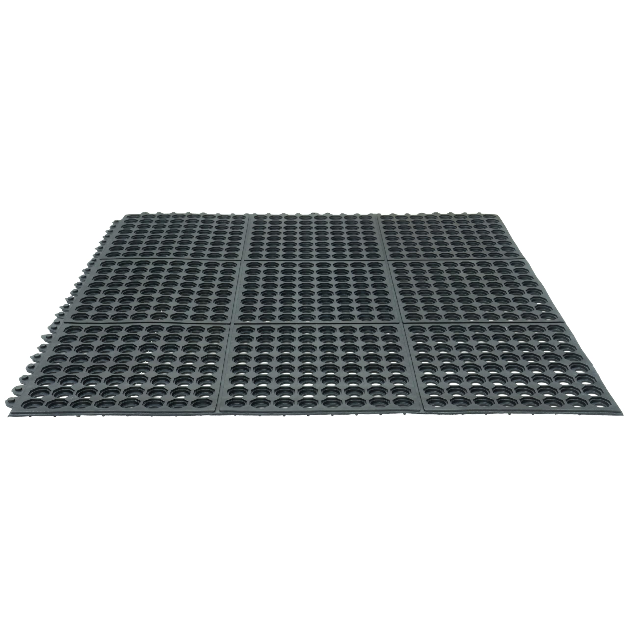 Tapis de sol à emboîter Winco pour atelier et garage noir