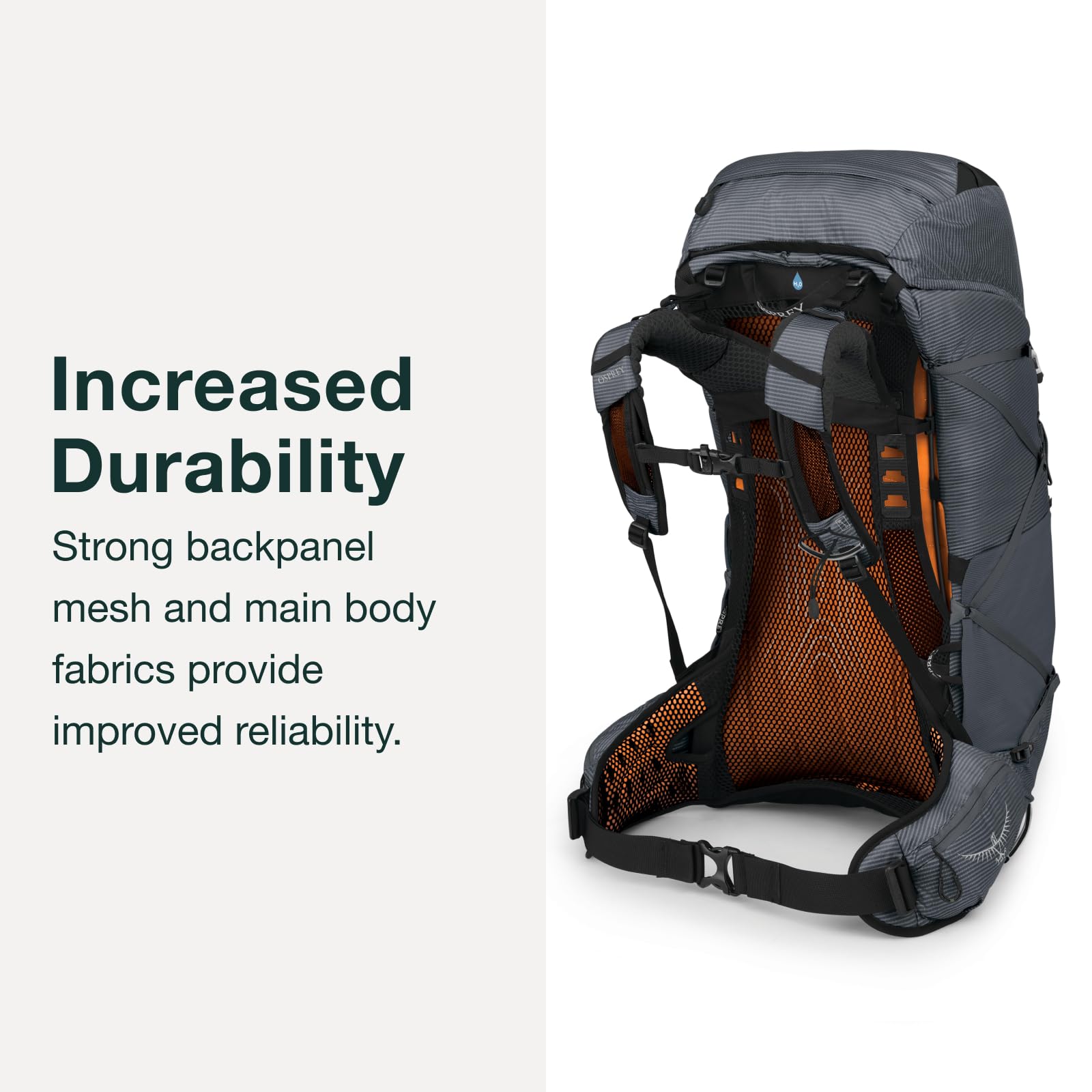 osprey 58 backpack Exos 58L Men's Ultralight Backpacking Backpack, Gray L-XL freshwater-casting-rod The large main compartment Top Fall Bass Fishing Compartment Count:6 Compartment