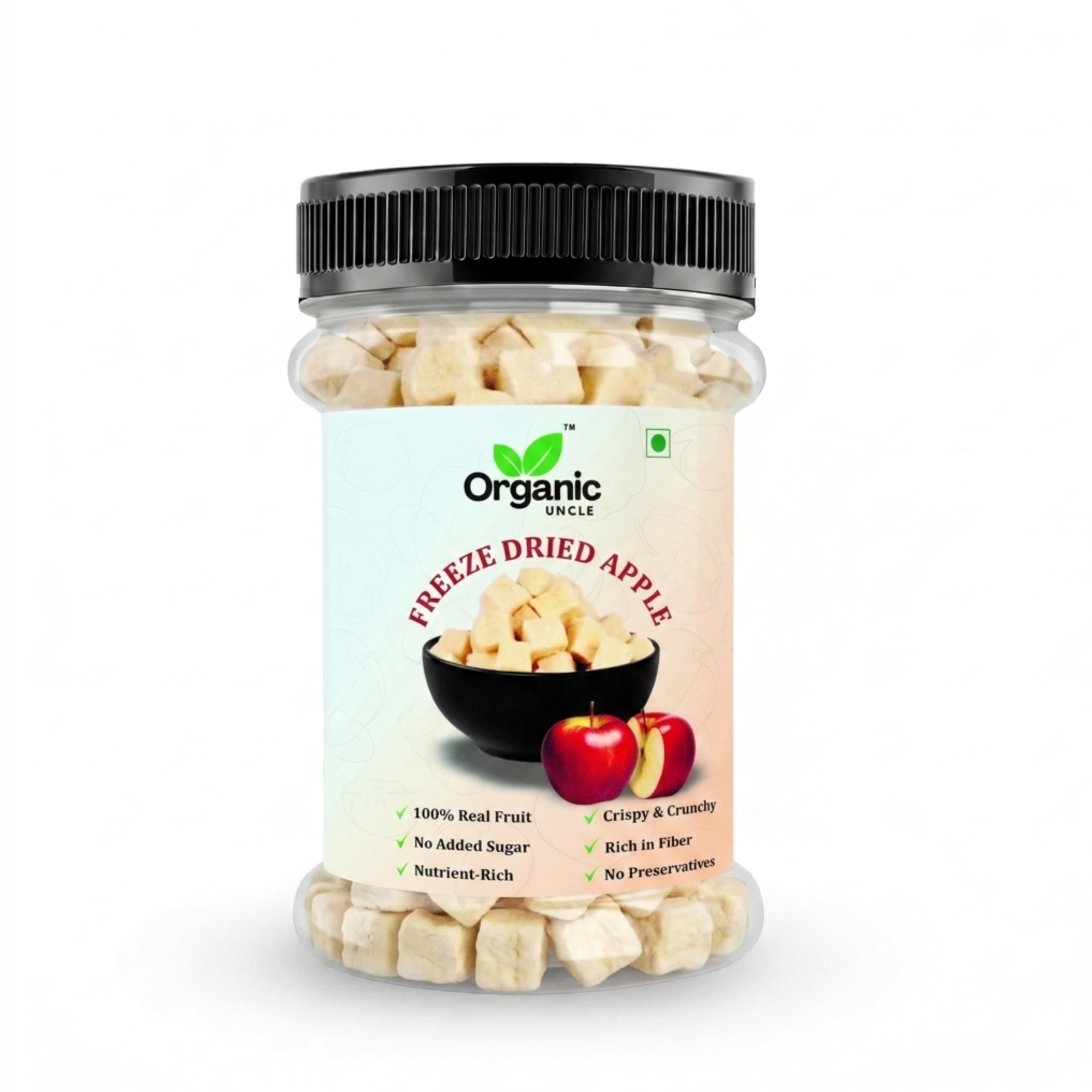 Organic Uncle Freeze Dried Apple | Crispy Fruit Snack | Made from Real Apples | No Added Preservatives | Ready to Eat – 15GM-image-34