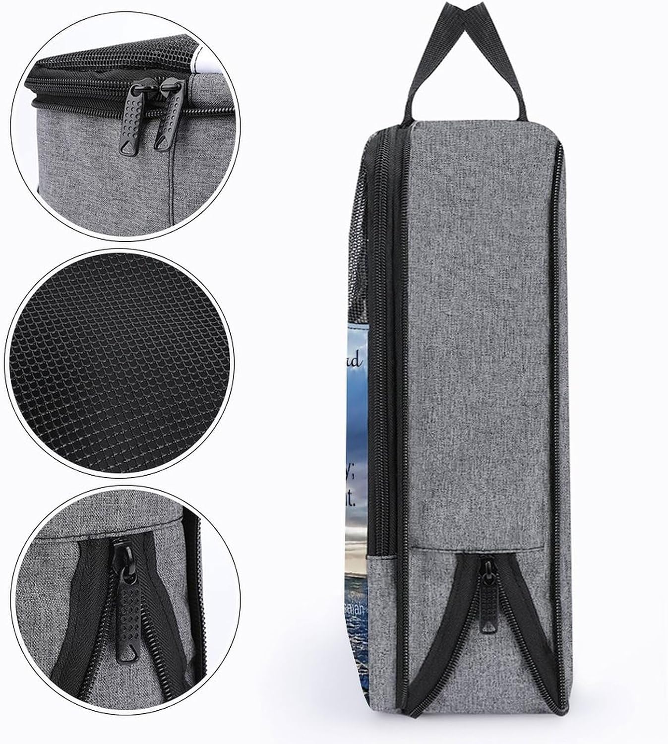 They That Wait Upon The Lord Travel Shoe Bag with Small Size Large Capacity Convenient to Carry