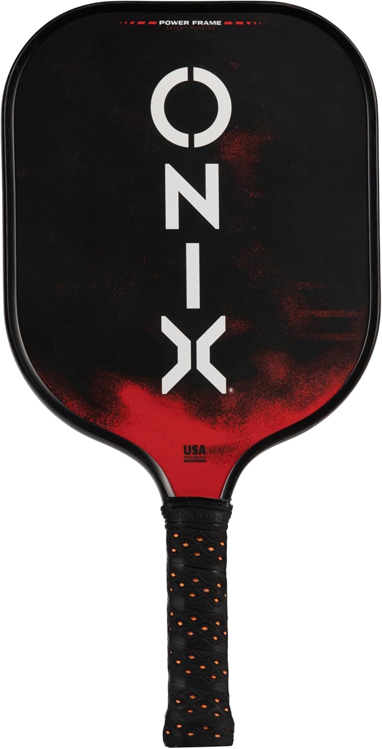 Onix Mayhem Patented ThermoFused Technology Carbon Fiber Power Frame Polypropylene Honeycomb Core Performance Power and Control Pickleball Paddle – 14mm or 16mm