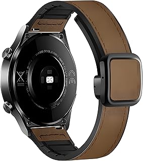 سوار ساعة هواوي GT4 46 ملم، 22 ملم جلد صناعي مقاوم للماء لساعة هواوي GT3 برو 46 ملم/ GT3 46 ملم/ GT2 برو 46 ملم/ ووتش 4 برو/ووتش التيميت/ووتش 3/ووتش 3 برو من نكست ستور