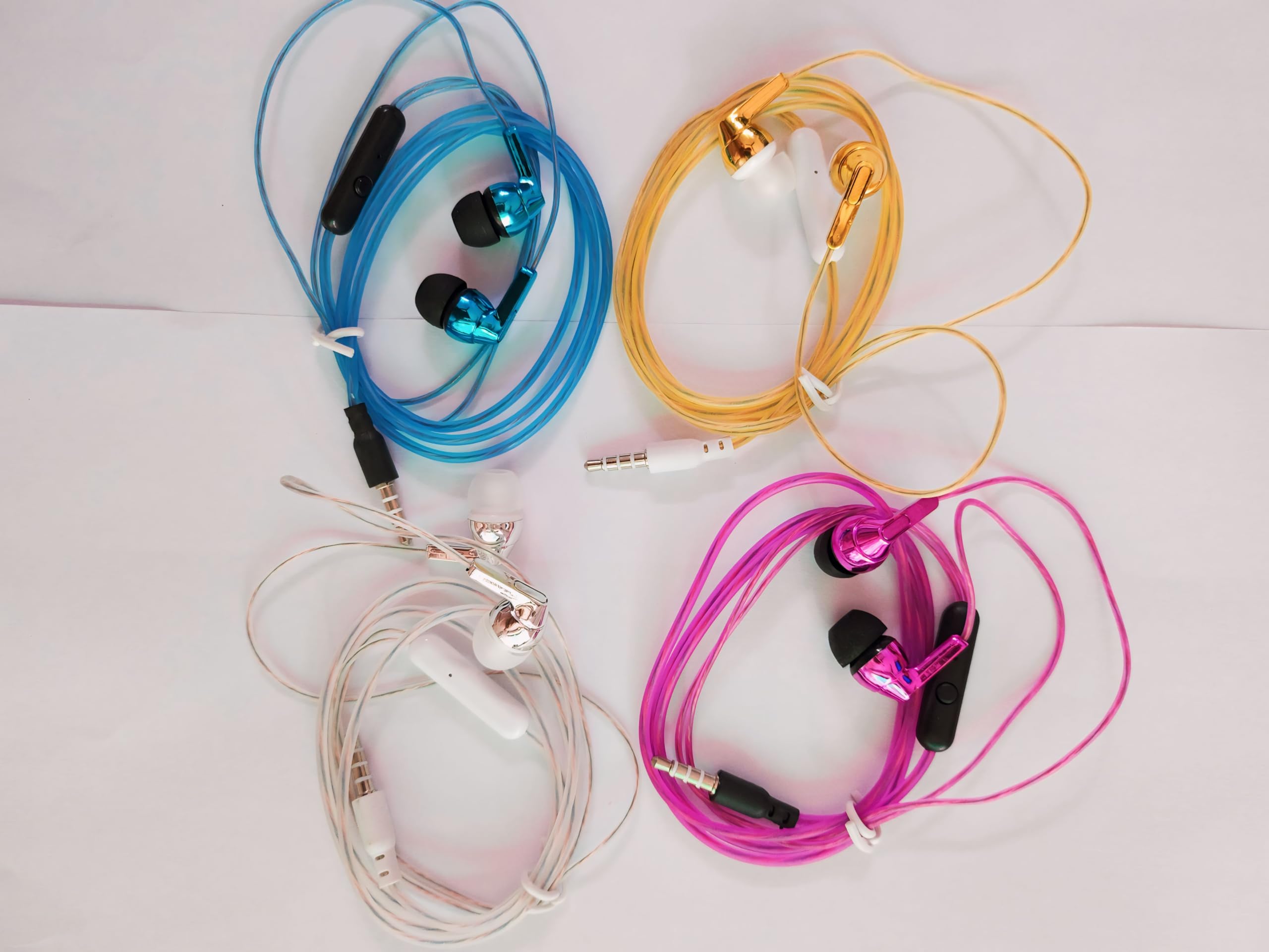 Kalpanas Earbuds Headphones with Microphone Pack of 4/ Earbuds Wired Stereo Earphones in-Ear/Headphones Bass Earbuds, for All Smartphones (B0CTVLSL84) Amazon Price History, Amazon Price Tracker