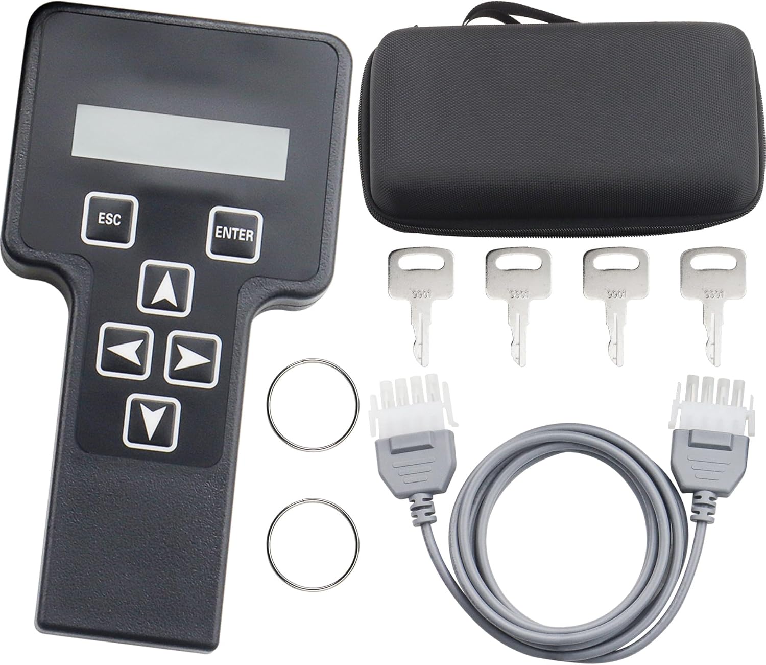 Analyzer Diagnostic Tool 1001249695 w/Cable Program Kit fits JLG Lift, 2901443 1600244 Analyzer Handheld Kit for JLG Scissor Boom Lift H800AJ 340AJ 450A 450AJ 600S 600SJ 660SJ 600SC 660SJC 6RS 10RS R6
