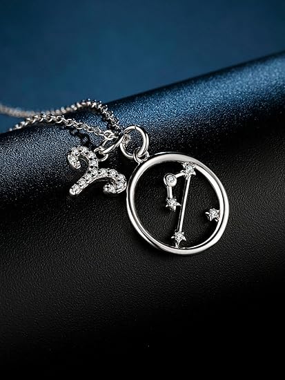 MicVivien 925 sterling zilver sterrenbeeld halsketting voor vrouwen