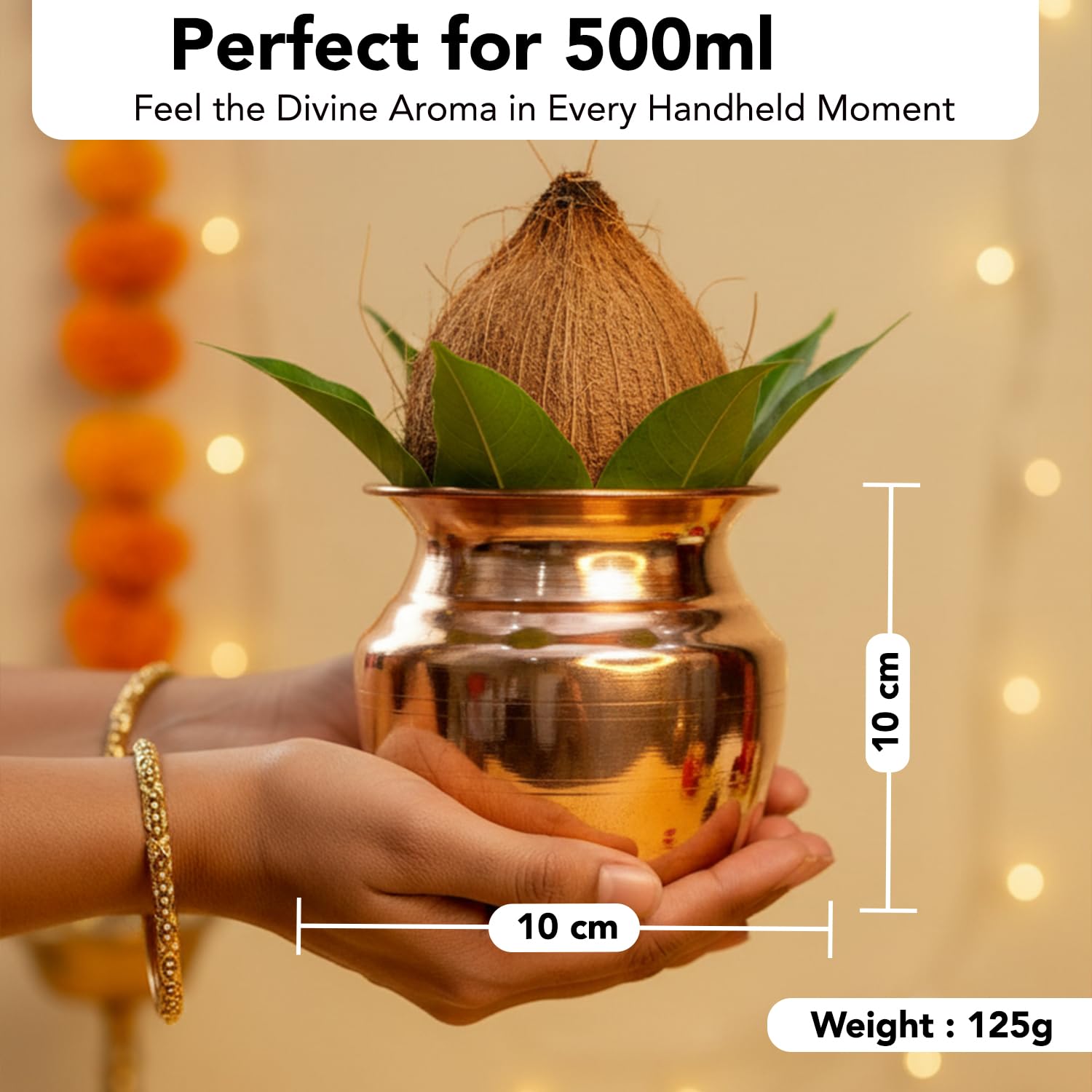 Pure Copper Kalash for Puja - Ekhasa -3 Pure Copper Kalash for Puja - Ekhasa -3