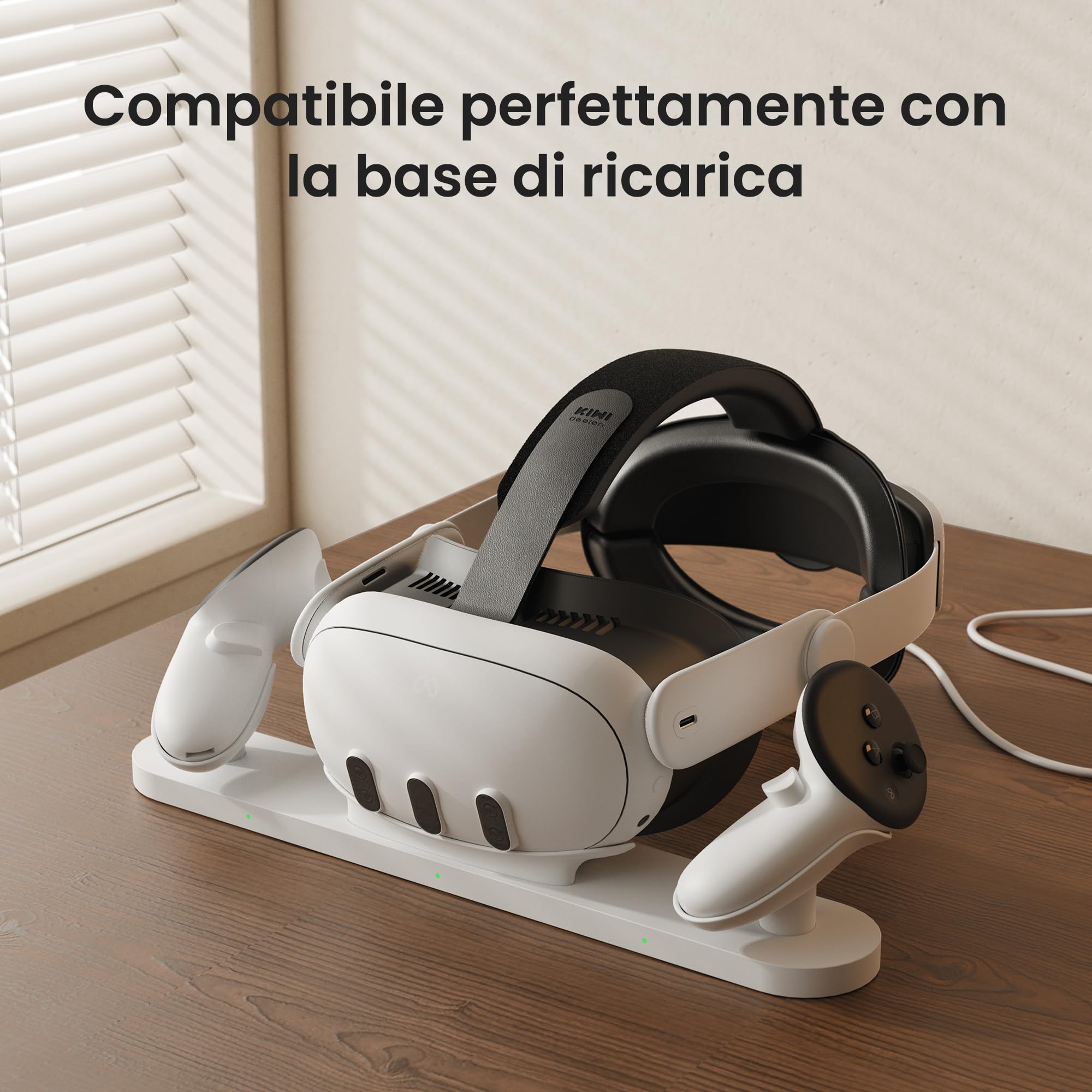 KIWI design V3 Interfaccia Facciale, Pad Facciale Compatibile con gli Accessori Meta Quest 3, NON per Quest 3S