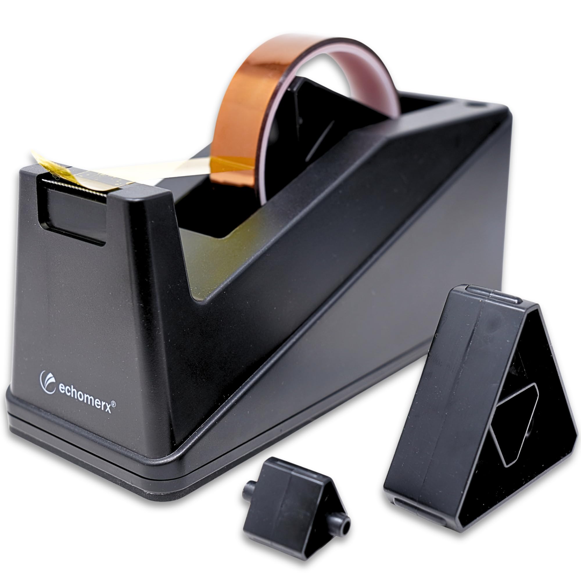 echomerx Grande dispenser per nastro adesivo da scrivania resistente, facile da usare con una sola mano, resistente al calore, trasferimento di calore, mascheratura, pittori, sublimazione, scotch