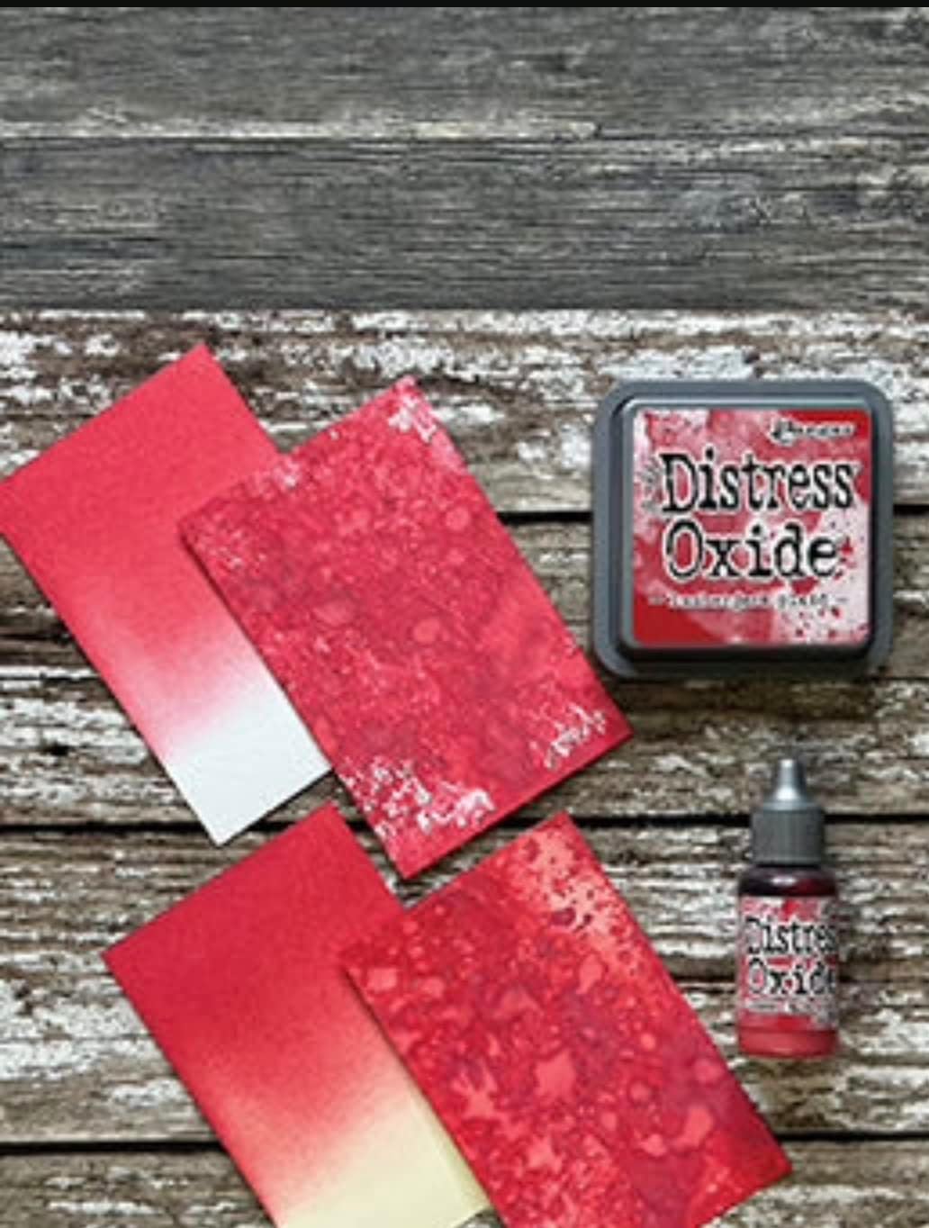 Tim Holtz Lumberjack Plaid Bundle - Distress Ink and Distress Oxide - Pads, Reinkers & Tools - 5 Items