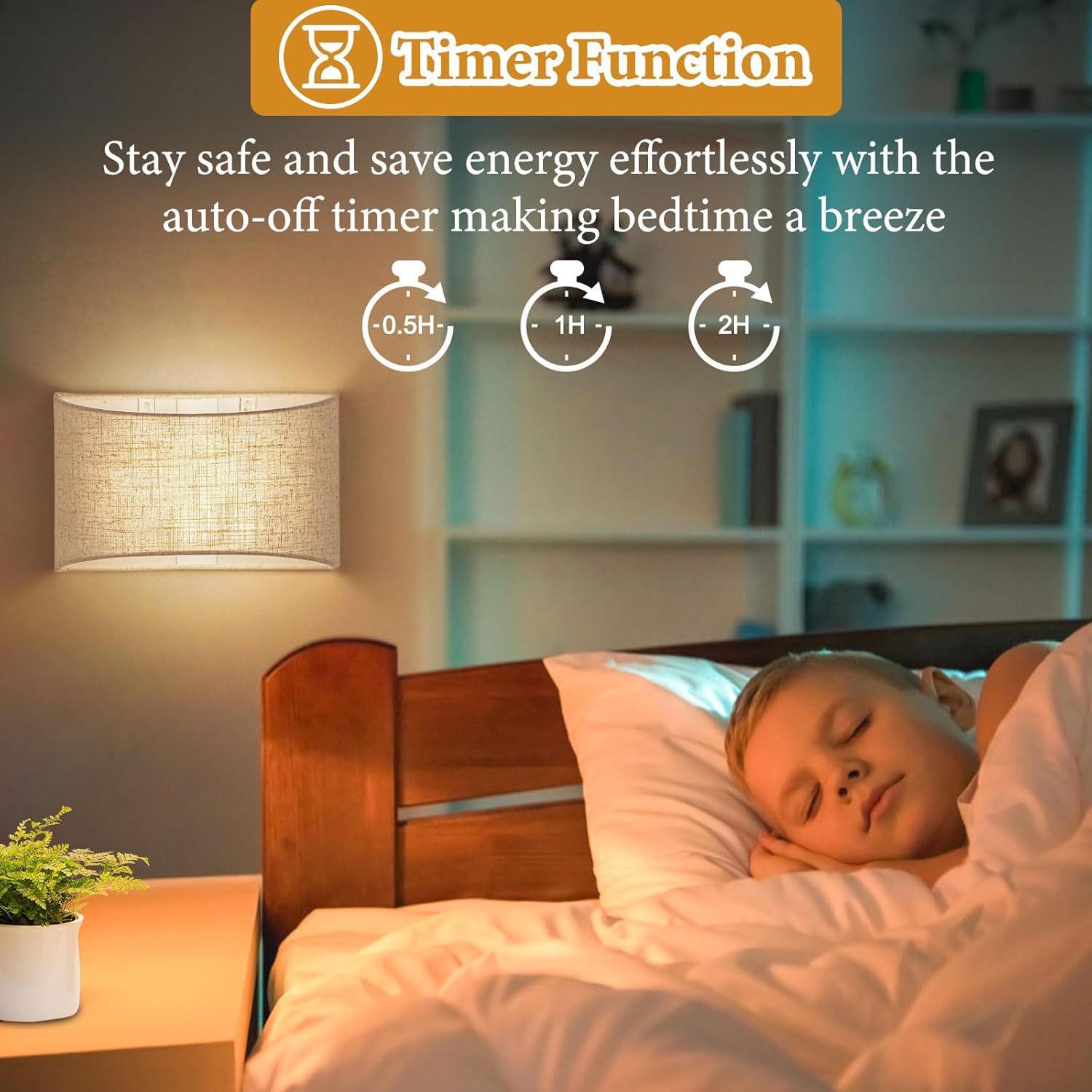 Battery Operated Wall Sconces Set of Two, Dimmable Wireless Wall Lamps with Remote, 15 Colors & Timer, Not Hardwired Wall Lights with Cream Fabric Shade for Rooms Wall Decor, 2 Magnetic Bulbs Included