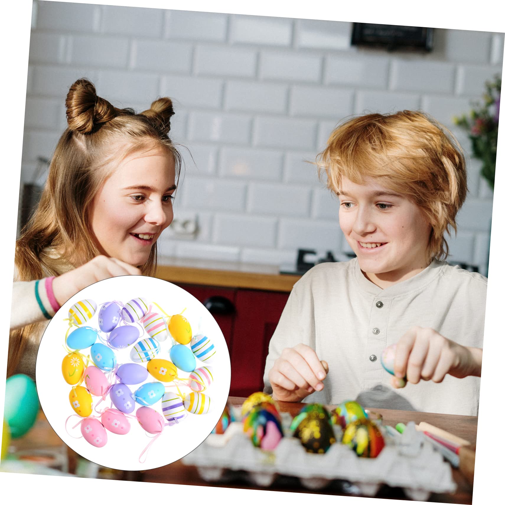 MAGICLULU 2 Set Uova Di Pasqua Mini Uova Mini Agitatori Di Uova Cesto Di Uova Di Drago Portauovo Easter Egg Easter Decoration Guscio D' Di Plastica Uova Decorative Pezzi*2