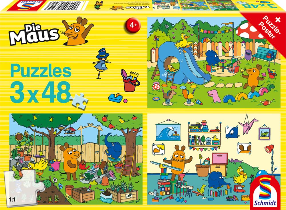 Schmidt Spiele De muis in de jungle, 100 stukjes, legpuzzel