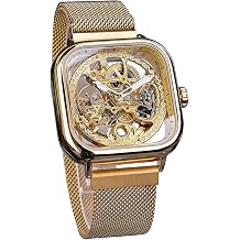 Men Luxury Analog Waterproof Wrist Watch, Roman Numeral Dial, Calendar Display Blue Accent, Gift for Men