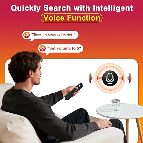 Miniatura 3 de Control remoto por voz compatible con Vizio Smart TV, XRT270 Remoto de repuesto para Vizio FHD 4K Quantum DPMV-Series Smart TV