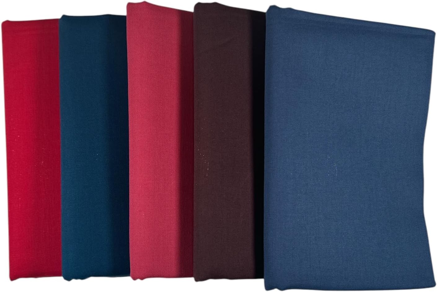 Gruhapravesam/Pooja/Vratam Thamboolam Premium Quality Trendy Blouse Pieces for Auspicious Occasions(5 Pieces) (Sea Green, Sea Blue, Rust Orange, Dark Plum(not black) and Dark Green)