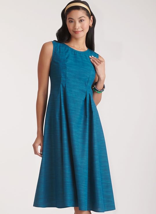 New Look UN6778A Easy to Make Misses' Dress Sewing Pattern Packet, Design Code N6778, Sizes 10-12-14-16-18-20-22