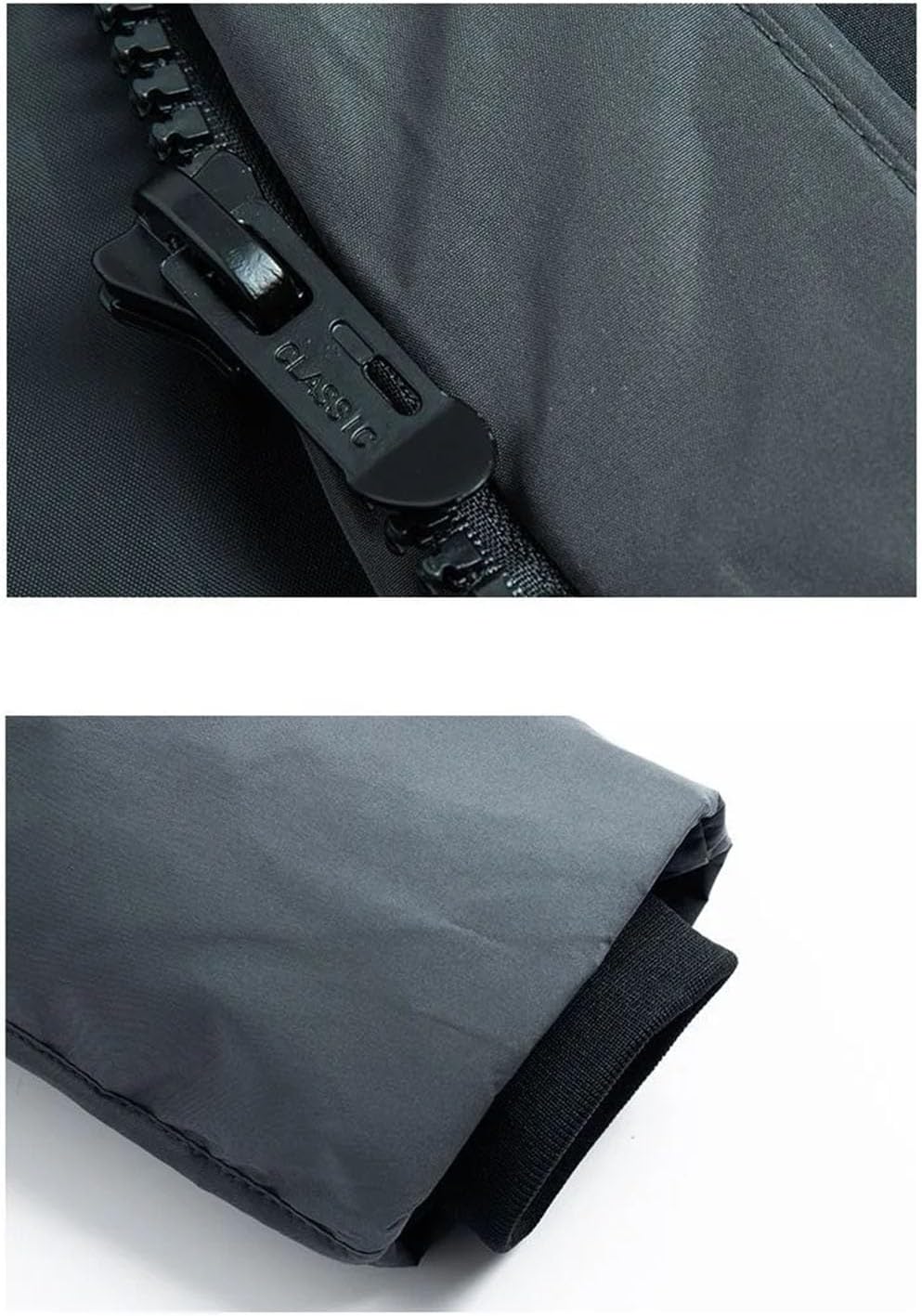 Men's Winter Long Hooded Down Jacket Outdoor Thicken Keep Warm Snow Coats Water-Repellent Windproof Parkas