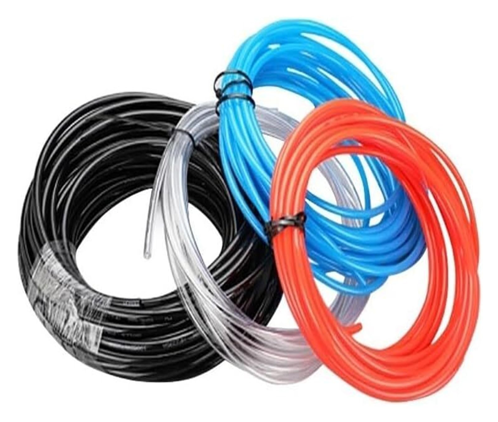 Tubo de tubería de poliuretano neumático Manguera neumática de aire multicolor de varios tamaños(Blue 20meter,12X8mm)
