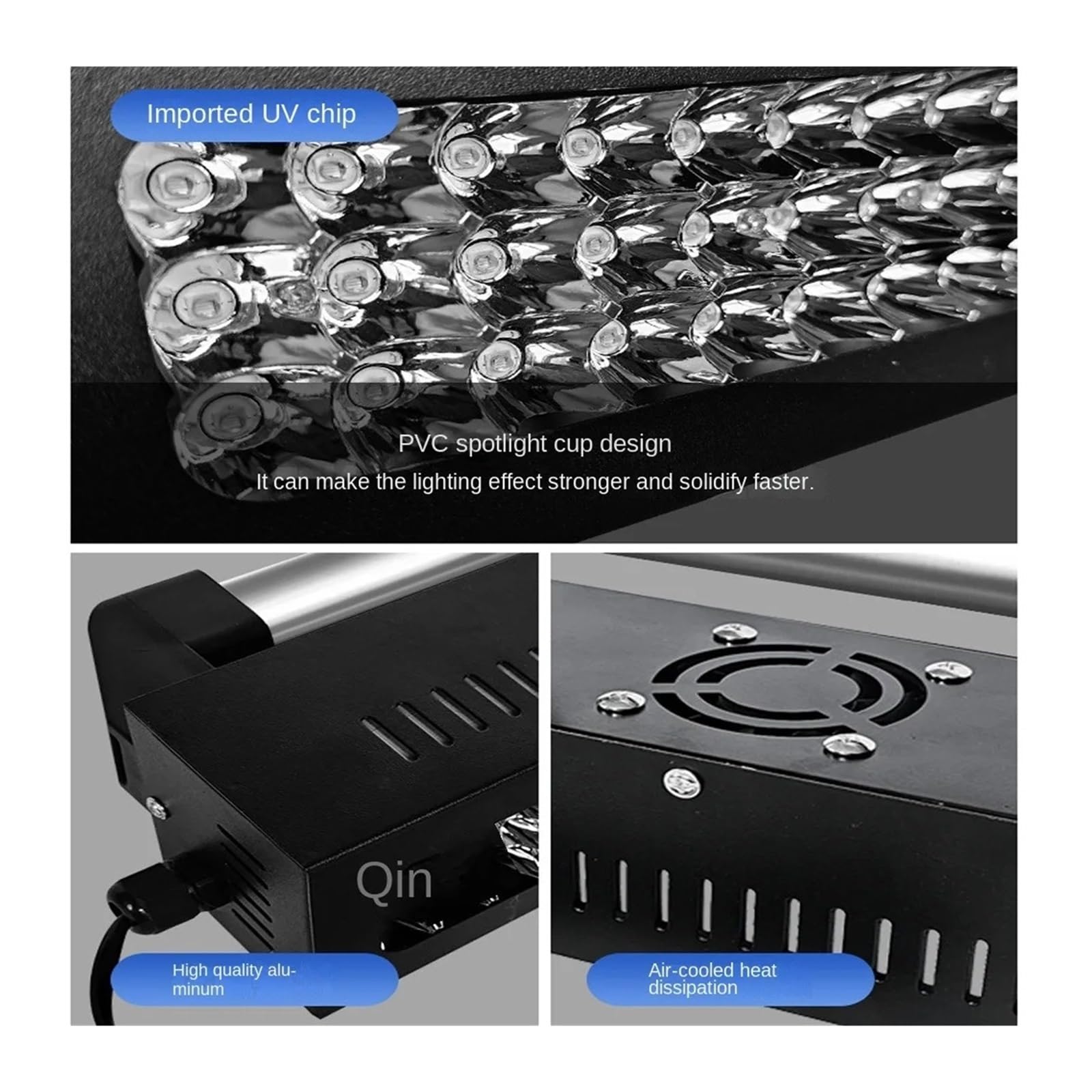 Drukarka 3D UV Lampa utwardzająca ultrafioletem do utwardzania klejem bezcieniowym, olejem zielonym PCB, szpachlą samochodową, farbą samochodową, tuszem ściennym i lakierem