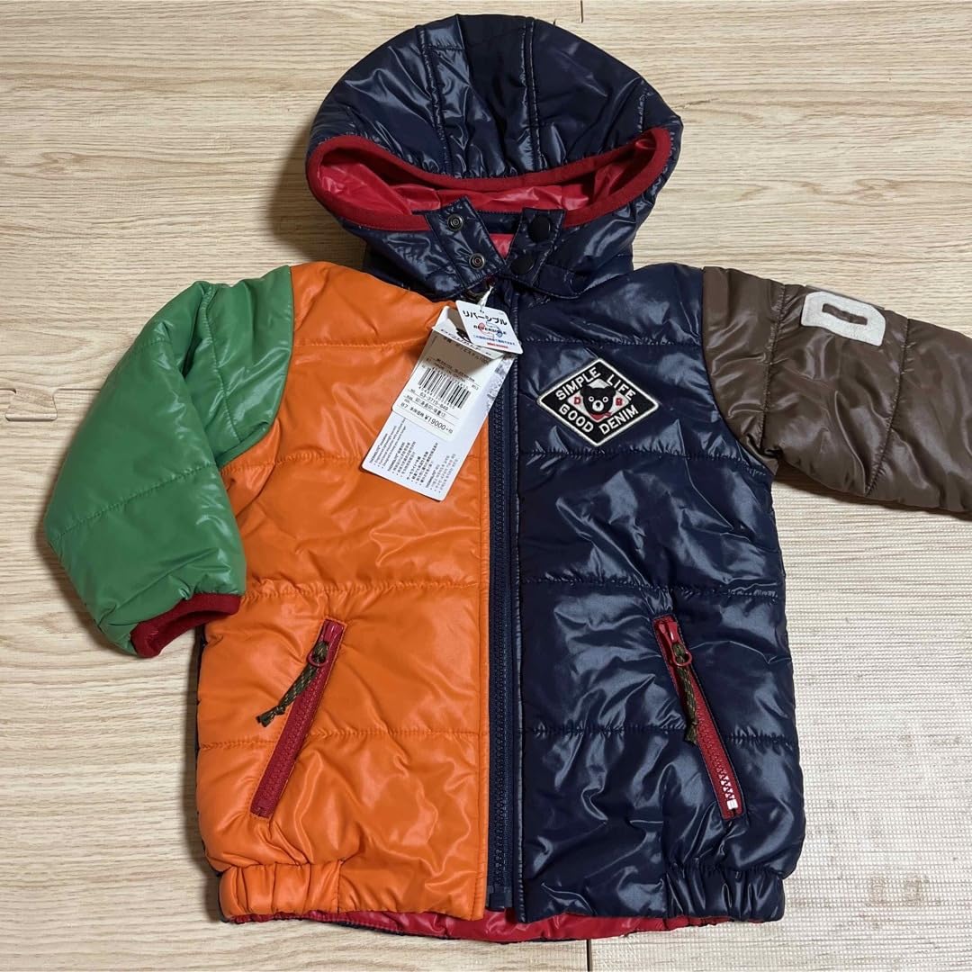 Amazon.co.jp: ミキハウス ミキハウスダブルB リバーシブル 中綿  